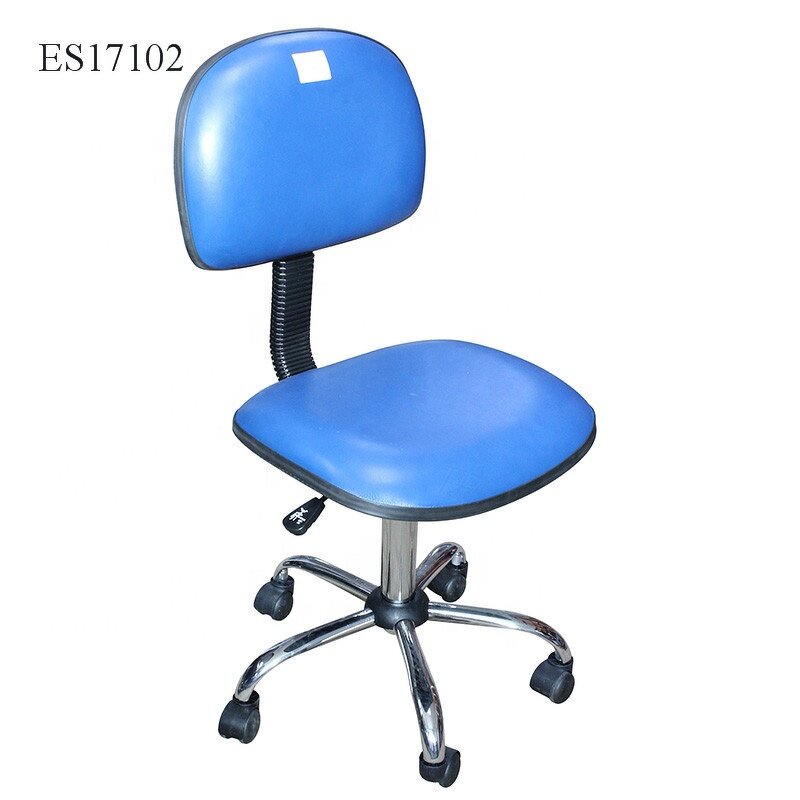 Antistatic Leather Chair Manufacturer - Adjustable Laboratory Clean Room Chair