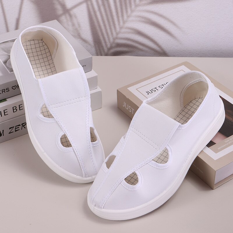 ESD Canvas Shoes Supplier - Breathable PVC Sole Antislip Clean Room Shoes