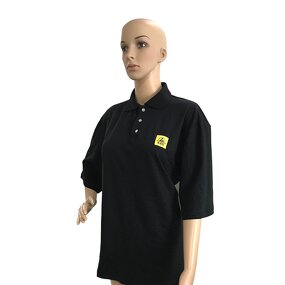 Anti Static Polo Shirt Factory - 96% Cotton Knitted Fabric OEM T-Shirt
