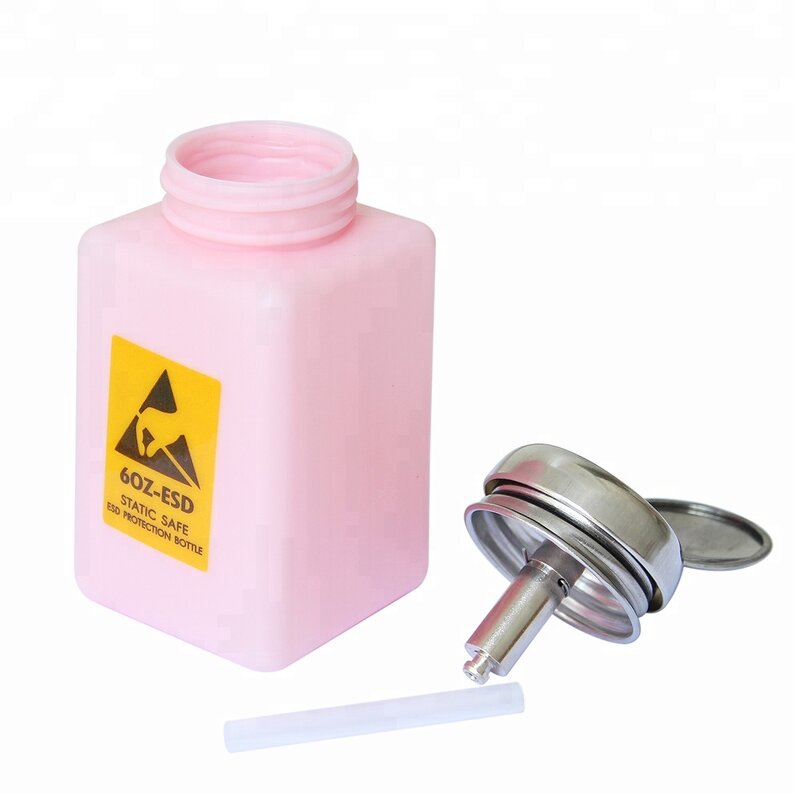 Antistatic Alcohol Bottle Supplier - Glass Plastic Solvent Dispenser IPA Bottle