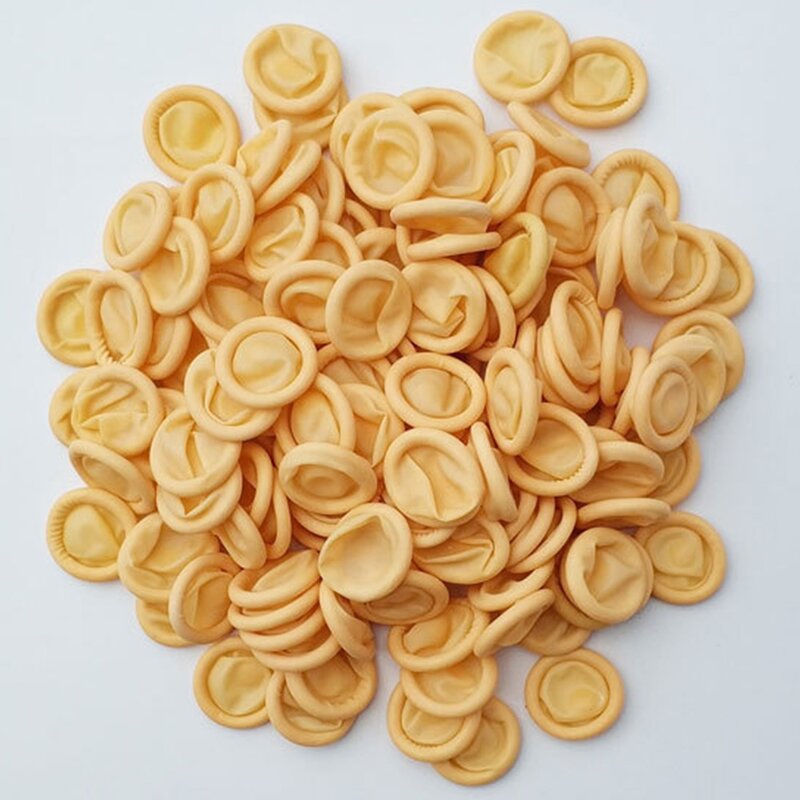 Antistatic Finger Cots Factory - White Nitrile Dotted Orange Fingerstall