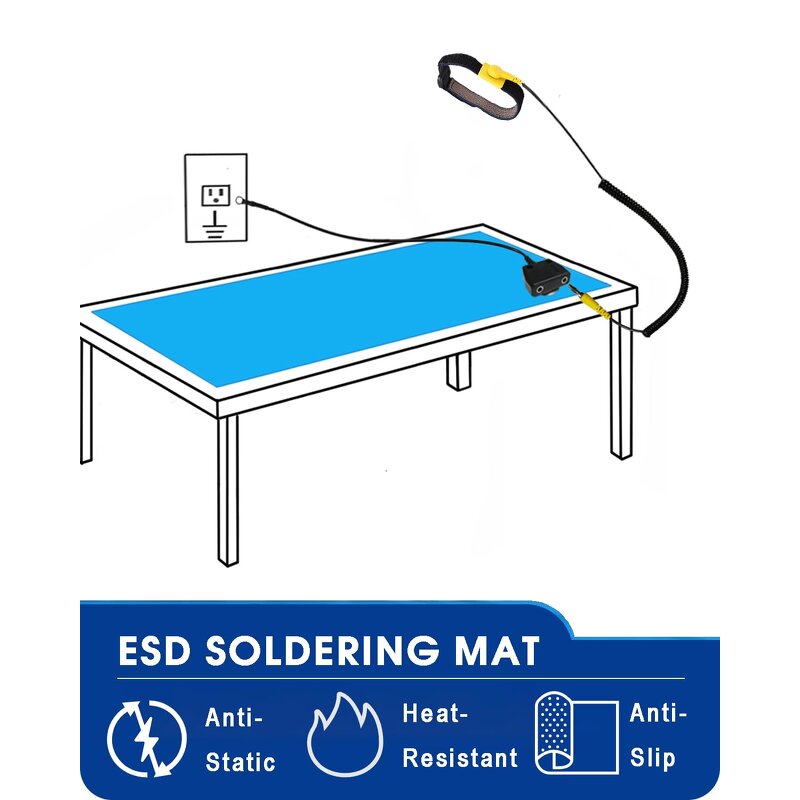 Anti-static Table Mat Manufacturer - Custom Cutting ESD Rubber Mats