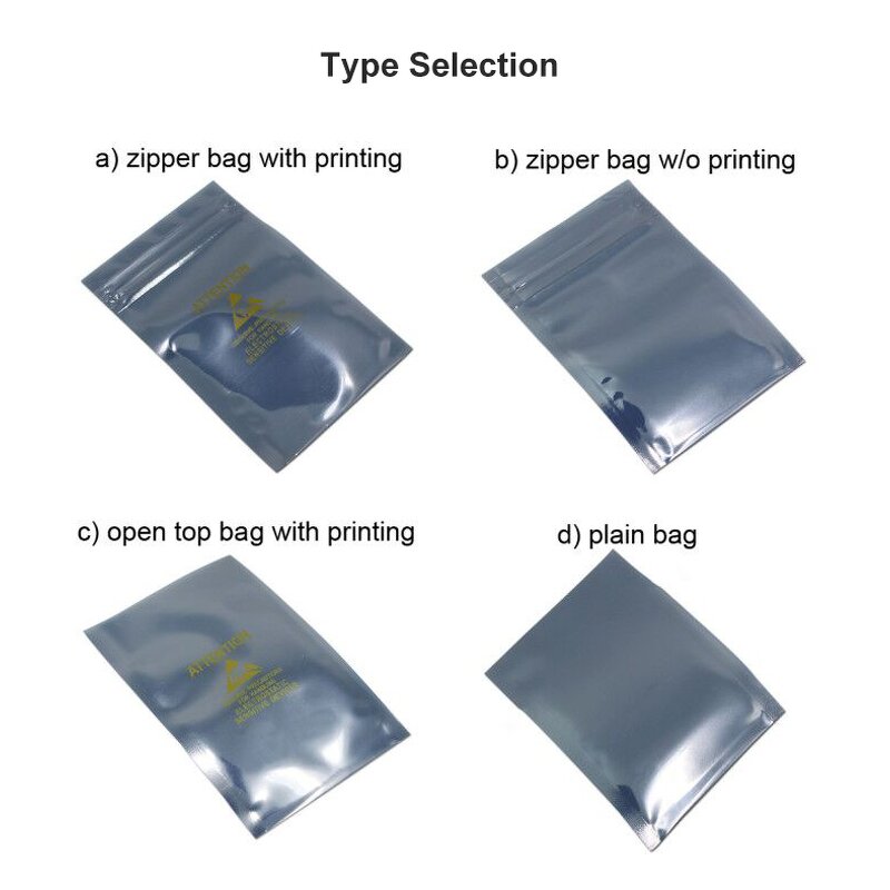 ESD PE Bag Factory - Custom Printed Reclosable Zipper Protective Bag