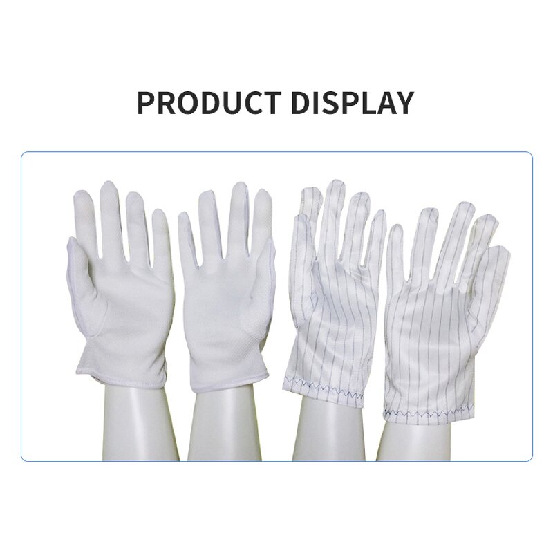 Antistatic Gloves Supplier - Lint Free Conductive Wire Cleanroom ESD Gloves