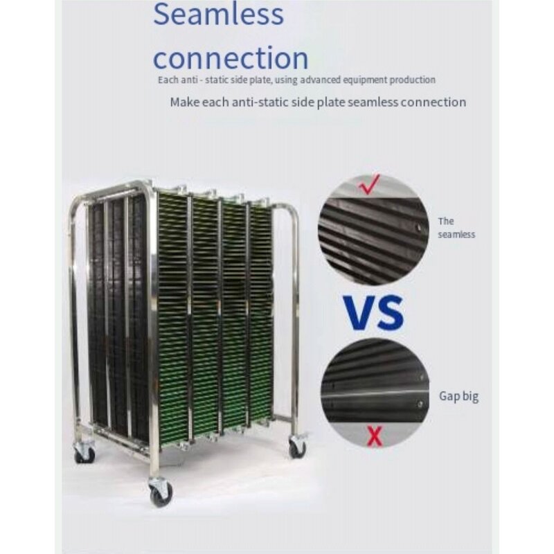 ESD Storage Trolley Factory - OEM Antistatic Cart Steel Metal Hand Cart