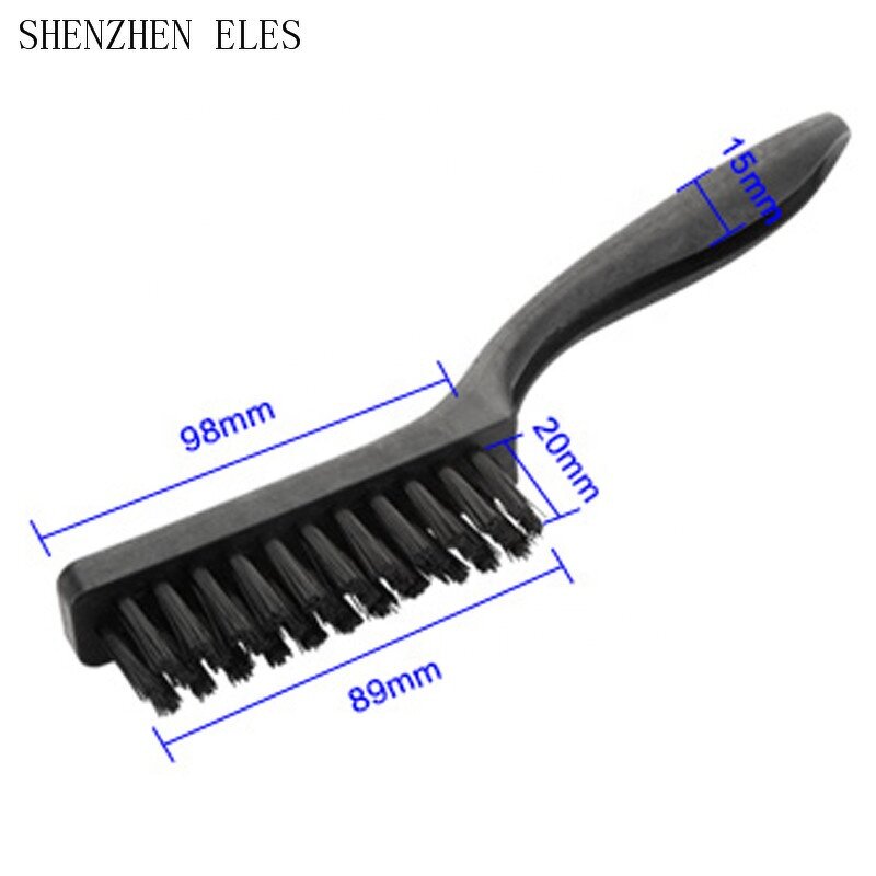 ESD Industrial Brush Supplier - Dust Free Black Plastic Cleanroom Brushes