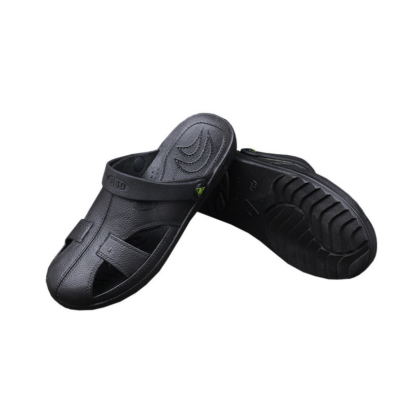 Anti-static Work Sandal Supplier - Unisex SPU Clog Cleanroom ESD Slipper