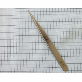 VETUS ST-10 Tweezers Supplier - Stainless Steel Eye Lash Slim Boot Tweezers