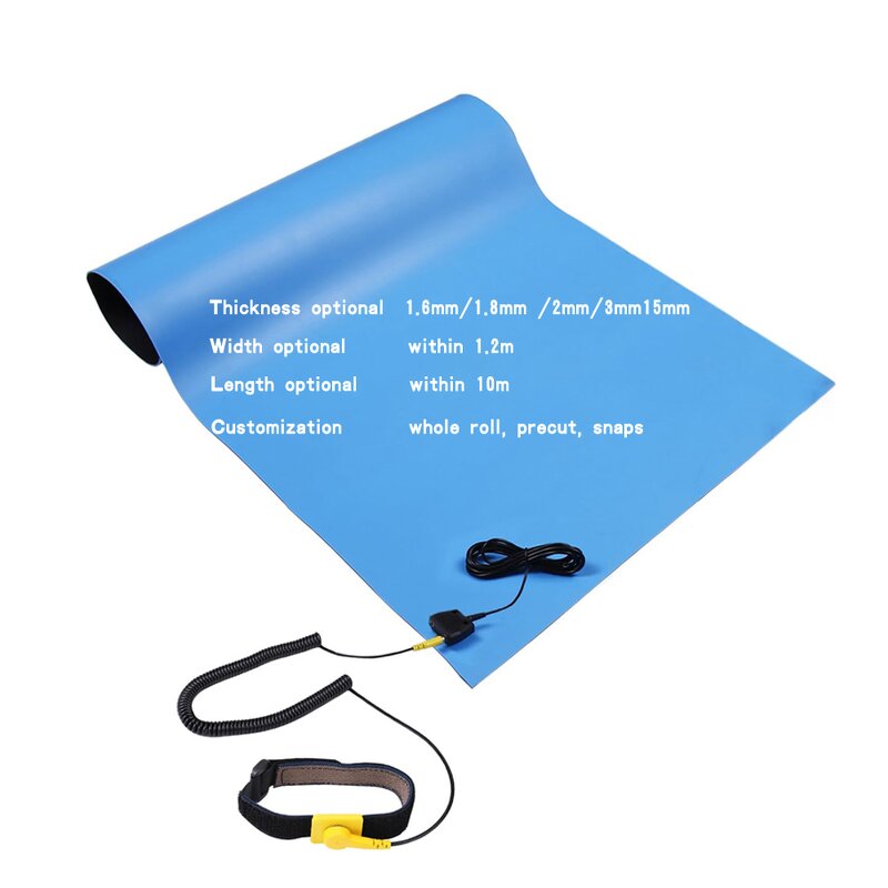 ESD Rubber Mat Factory - Field Service Kit Natural Rubber Earthing Mat