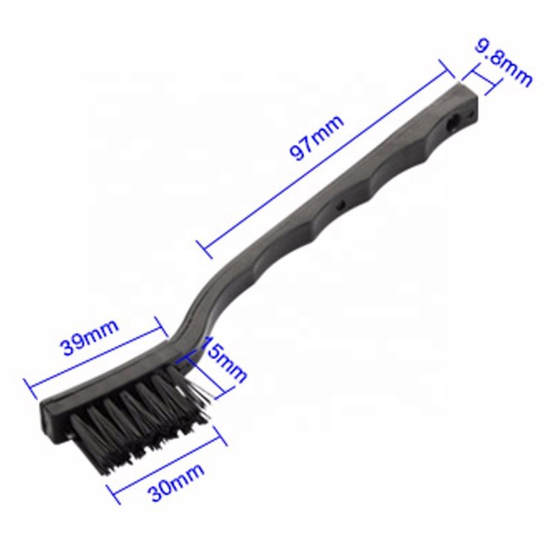 ESD Industrial Brush Supplier - Dust Free Black Plastic Cleanroom Brushes