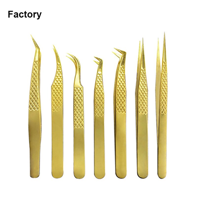 Custom Logo Tweezers Manufacturer - Private Label Stainless Steel Lash Tweezer