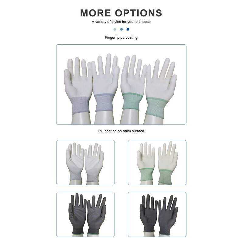 Antistatic Gloves Supplier - Lint Free Conductive Wire Cleanroom ESD Gloves