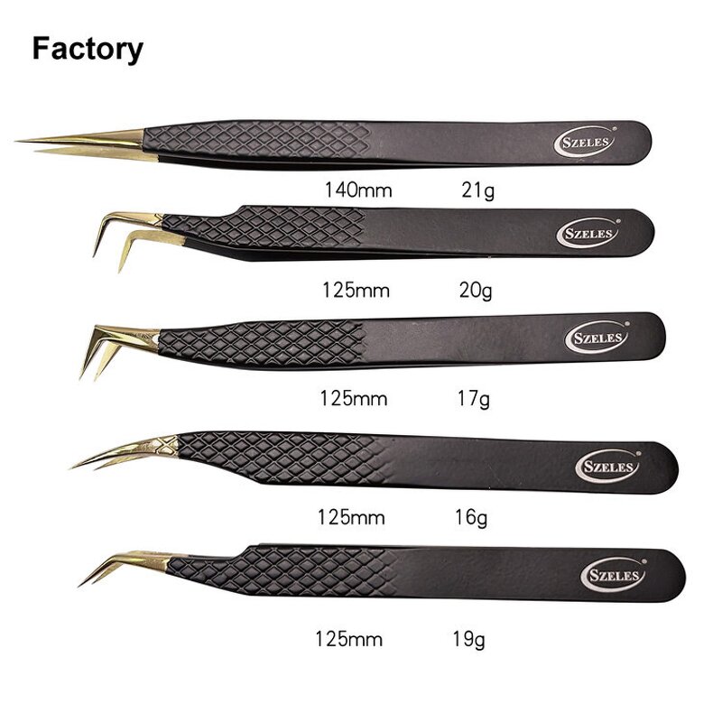 Custom Logo Tweezers Manufacturer - Private Label Stainless Steel Lash Tweezer
