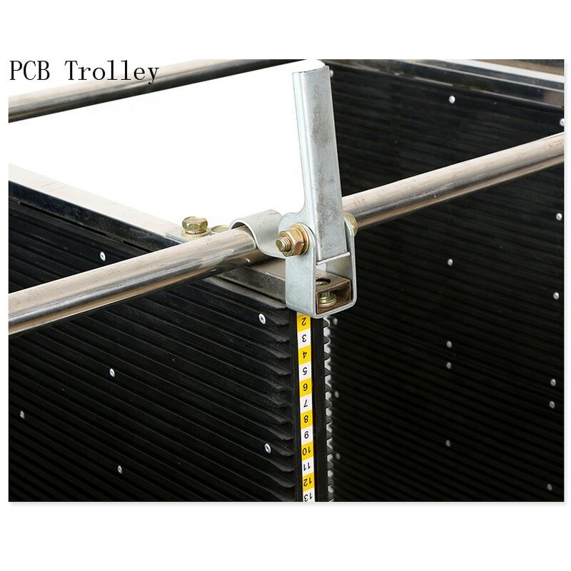 Adjustable ESD PCB Cart Supplier - Antistatic SMT PCB Trolley Turnover Rack