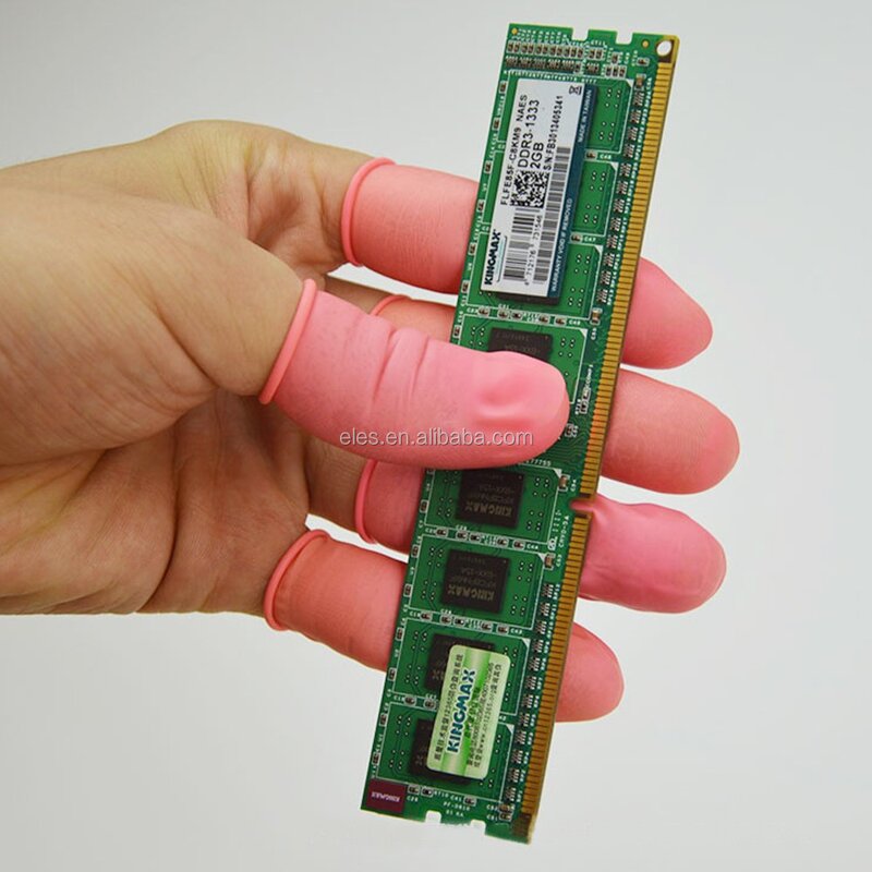 Pink Anti-static Gloves Factory - Disposable Dust-free Latex Finger Gloves