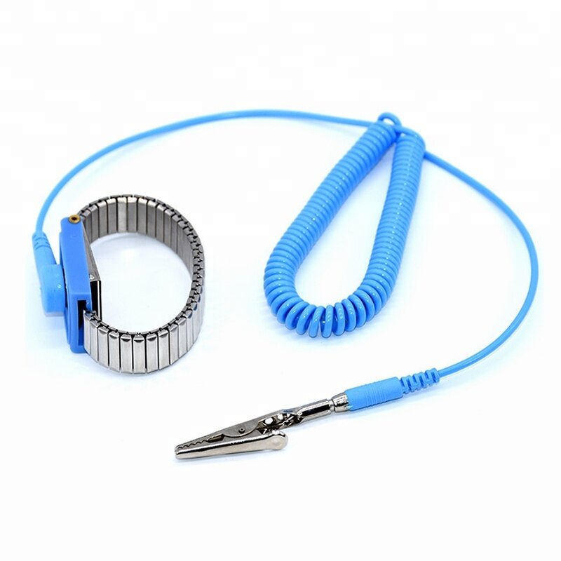 Cordless ESD Wrist Strap Factory - Silver Metal Wireless Antistatic Band