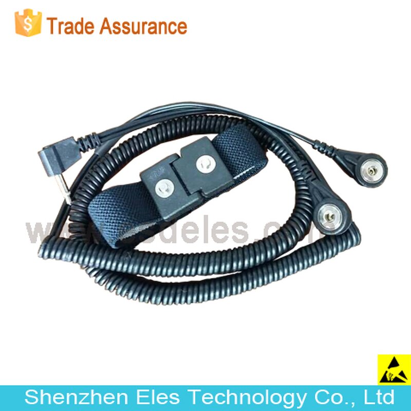 ESD Wrist Strap Manufacturer - Adjustable Coil Cord Electronic Bracelet