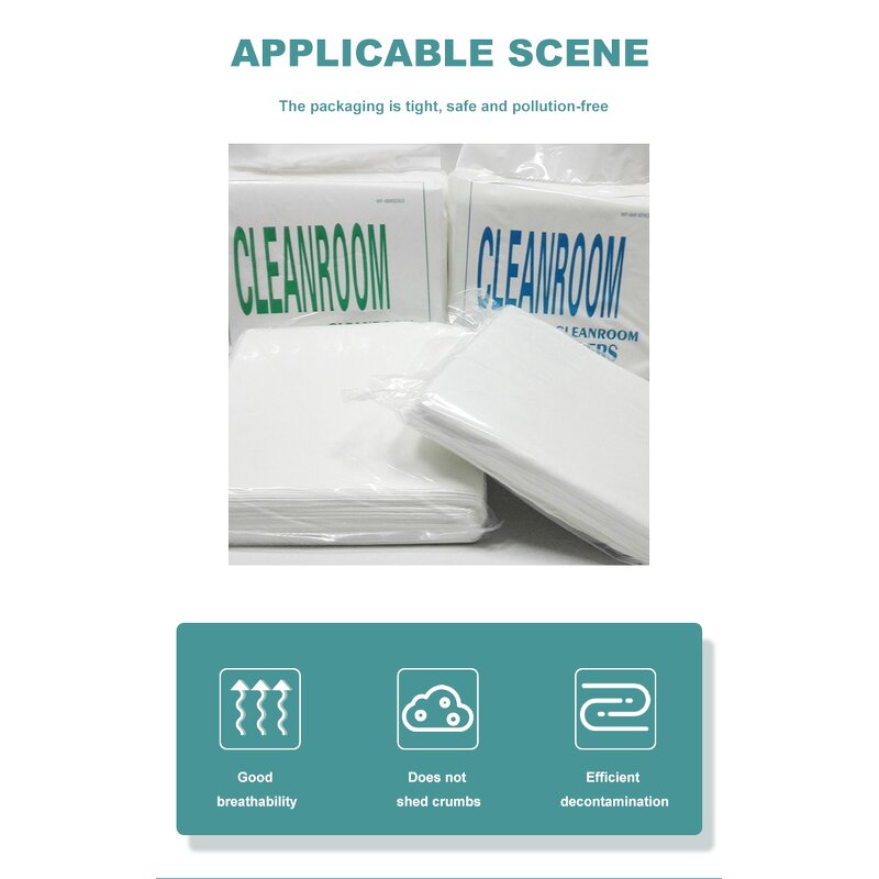Cleanroom Wiper Supplier - Customizable Disposable Lint Free Microfiber