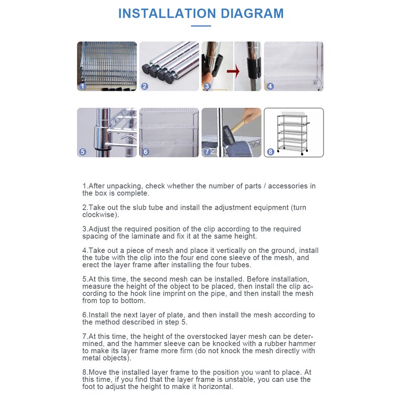 Storage Shelf with Wheels Factory - 5 Layer Carbon Steel SMT Transfer Cart