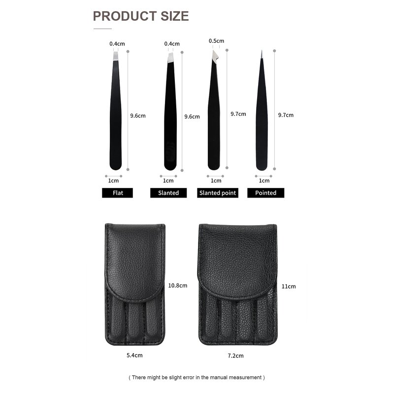 Black Pink Tweezers Supplier - Best Slant Eyebrow Tweezers Private Label