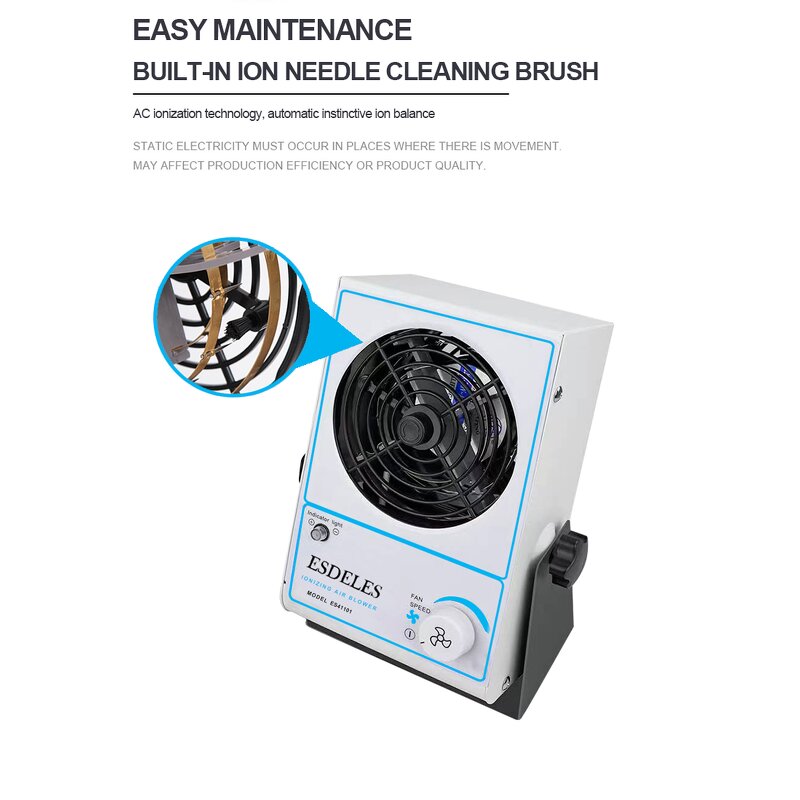 Ionizing Air Blower Fan Manufacturer - Portable Electrostatic Blower SMT Fan
