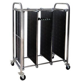 SMT PCB Turnover Cart Manufacturer - Adjustable ESD Safe Shelves Cart