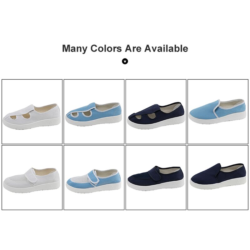 ESD Work Shoes Supplier - PU Leather Non-Slip Low Cut Breathable Shoes