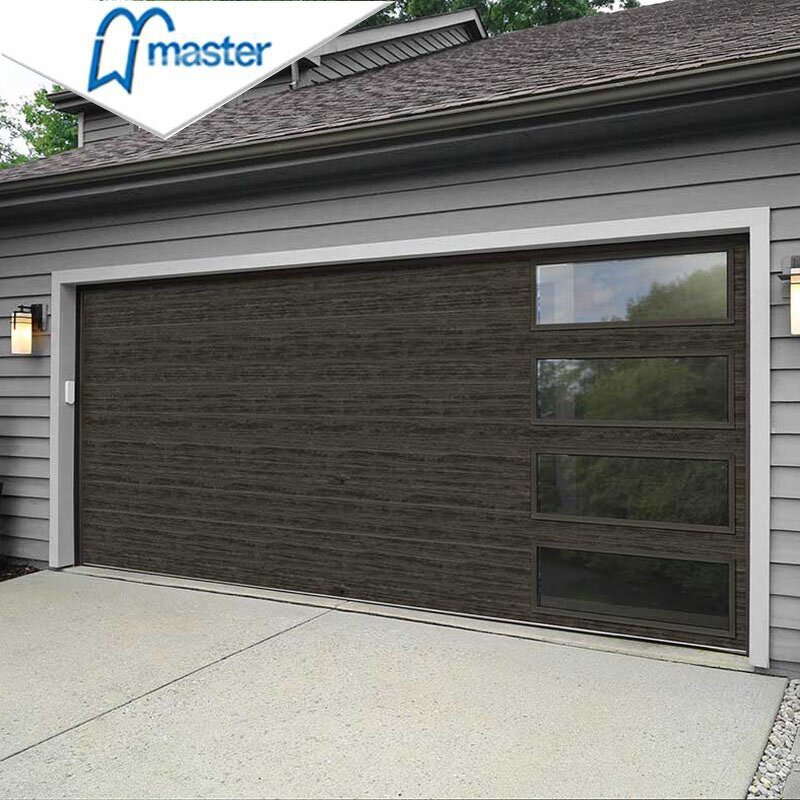 Garage Door Supplier - 9x8 9x7 Modern Sectional Tempered