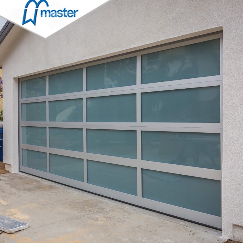 Garage Door Supplier - 16x7 Full View Glass Automatic Electric