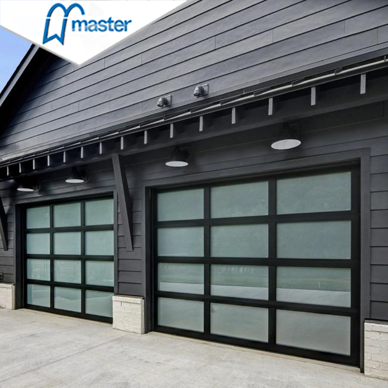 Garage Door Supplier - Modern Aluminum Alloy Tempered Glass