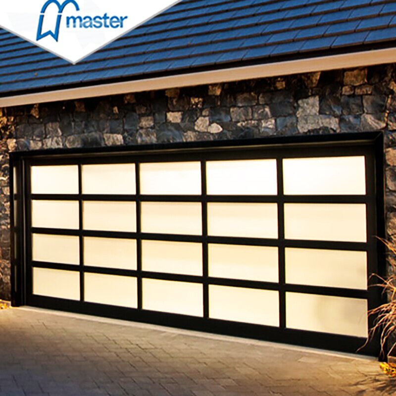Garage Door Supplier - 16x7 Full View Glass Automatic Electric