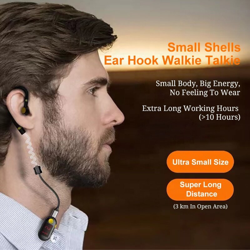 Mini Walkie Talkie Supplier - Two Way Radio SR610 Ear-Hook
