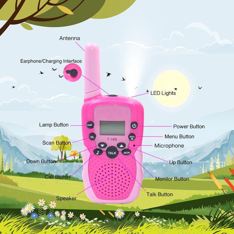Mini Radio Kids Walkie Talkies Supplier - for Children 3km