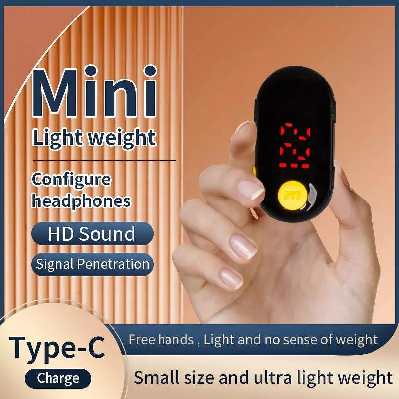 Mini Walkie Talkie Supplier - Two Way Radio SR610 Ear-Hook