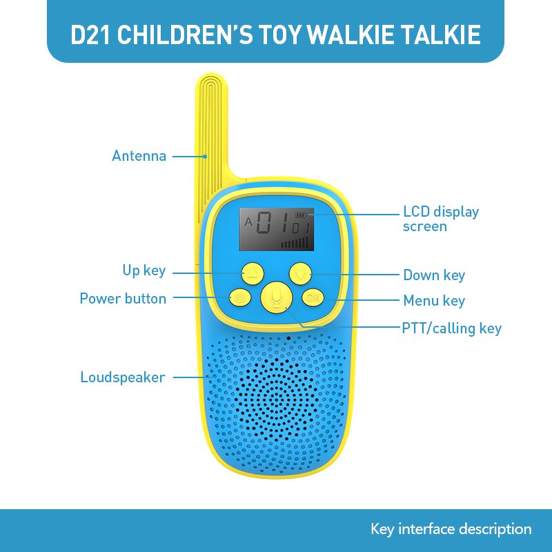 Kids Walkie Talkie Manufacturer - ML-K09 Rechargeable Two Way
