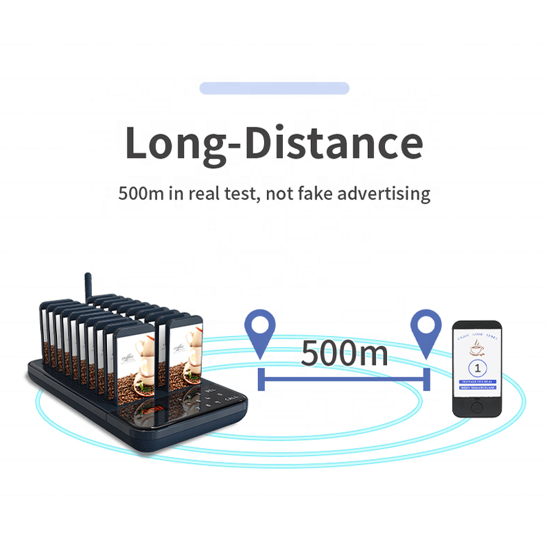 Restaurant Buzzer Manufacturer - 999 Channel System 30 Receivers