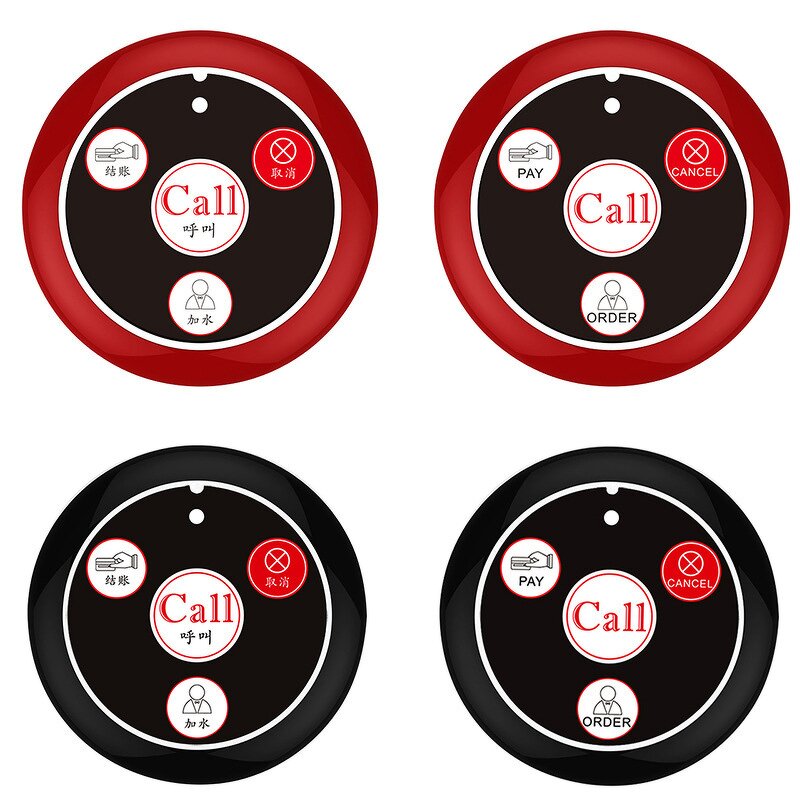 Wireless Waiter Call Button Supplier - 433MHz Restaurant Pager
