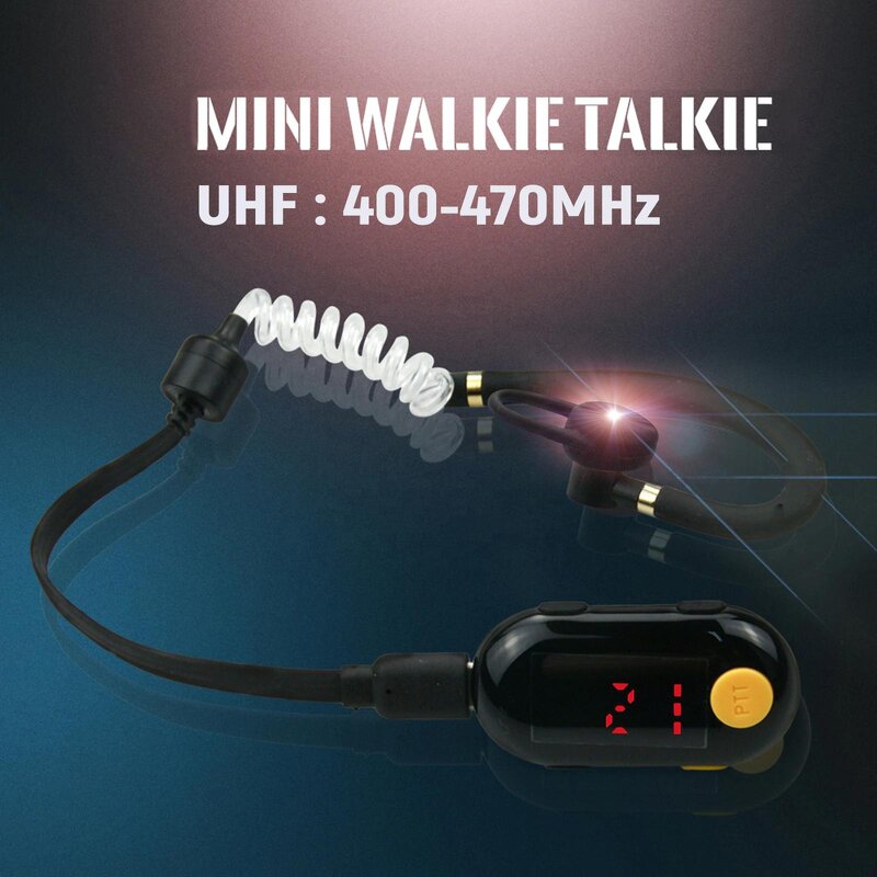 Ultra Mini Walkie Talkie Manufacturer - Earhook Intercom for Hotel