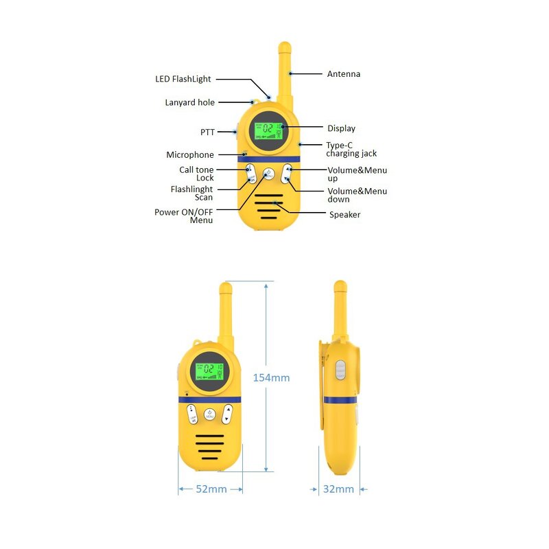 Kids Walkie Talkies Manufacturer - Newest Rechargeable for Outdoor