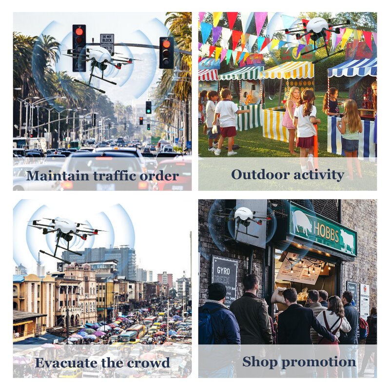 Drone Loudspeaker Supplier - Professional Digital Rescue Megaphone