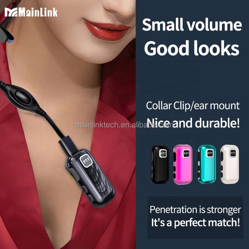 Mini Ear Walkie Talkie Supplier - 0.5W 2 Way up to 1Km for Events