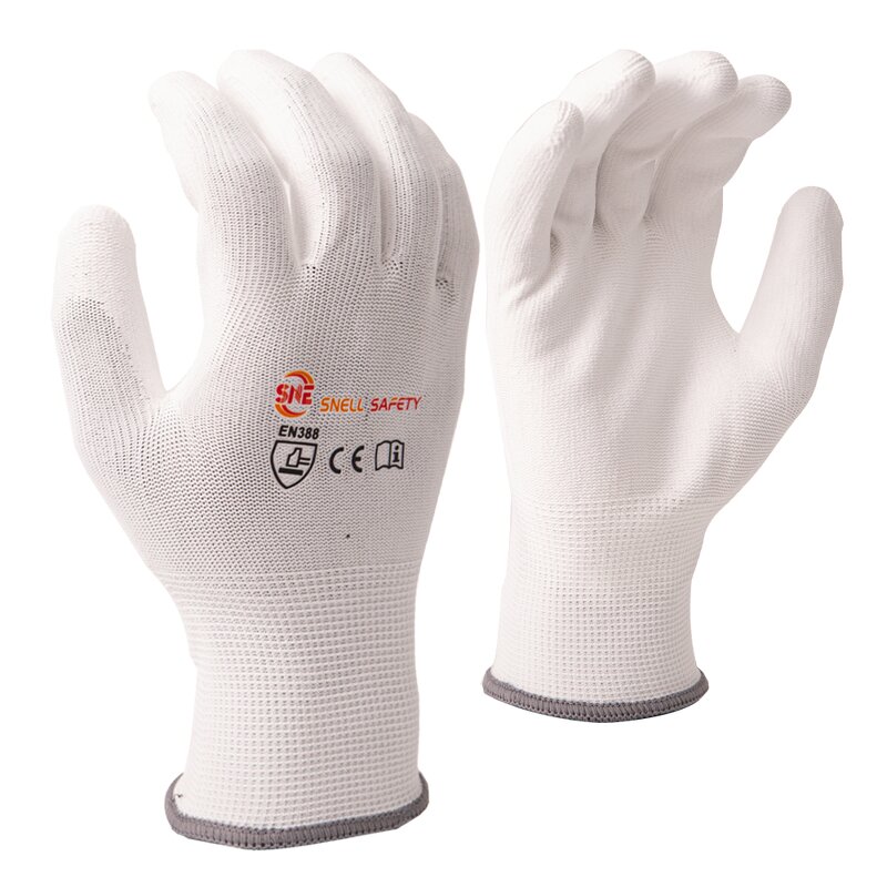 Pu Protective Gloves Supplier - Snell Safety Highly Quality Polyester
