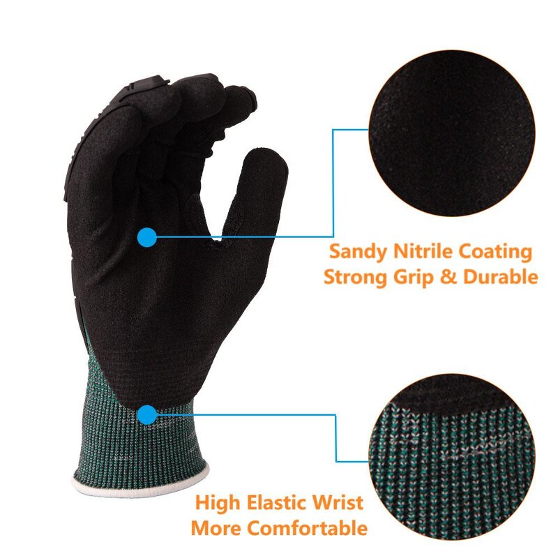 Impact Resistant Gloves Supplier - Cut Resistant Shock Proof TPR