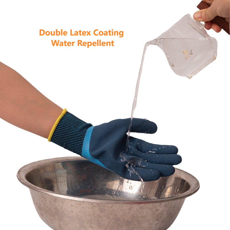 Double Coating Gloves Supplier - SNELLsafety Customized Latex Sandy