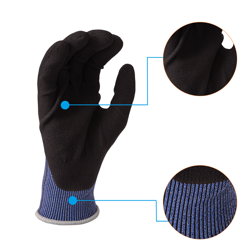 Anti-Cut Gloves Supplier - Factory Hotsale Snellsafty 18G ANSI A6