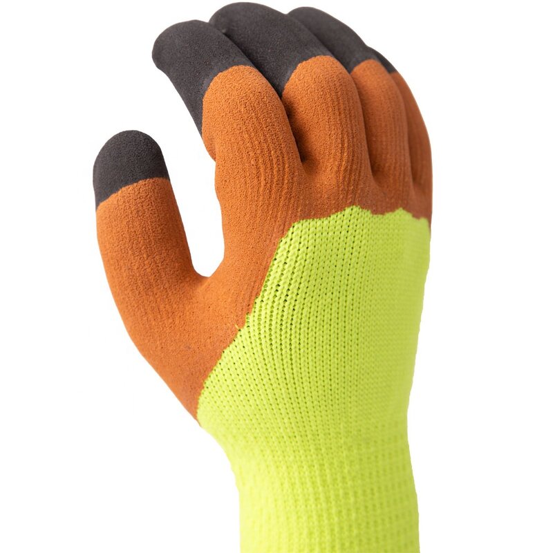 Winter Safety Gloves Supplier - Snell Safety Latex Coated Hi-Vis