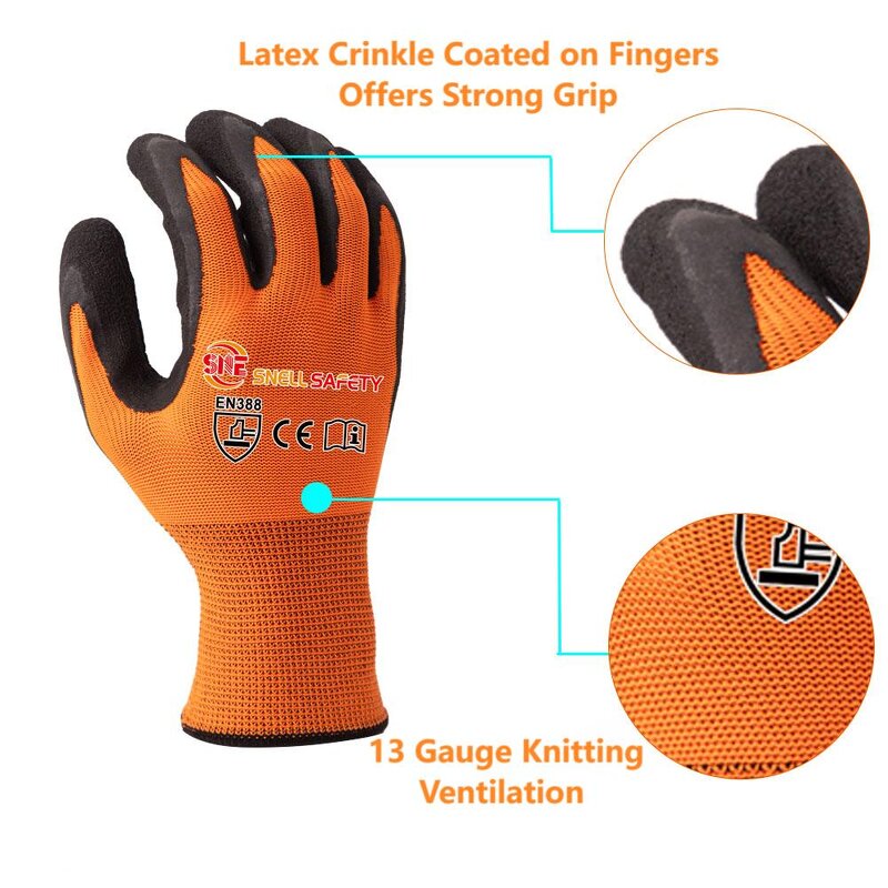 Heavy Duty Gloves Manufacturer - SNELL Safety Custom Construction