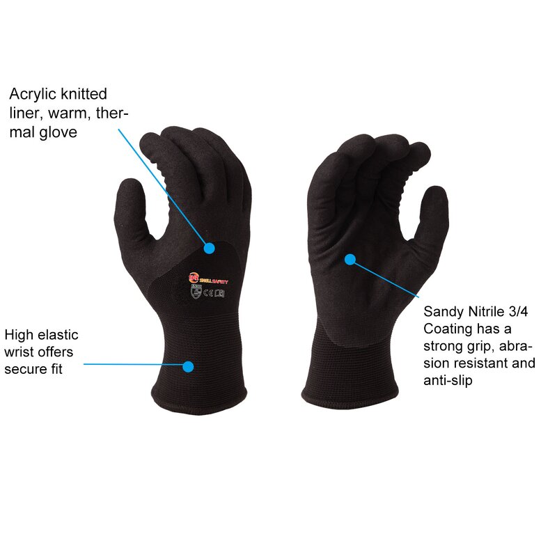 Winter Gloves Manufacturer - General Purpose Acrylic Knitted Motorcycle