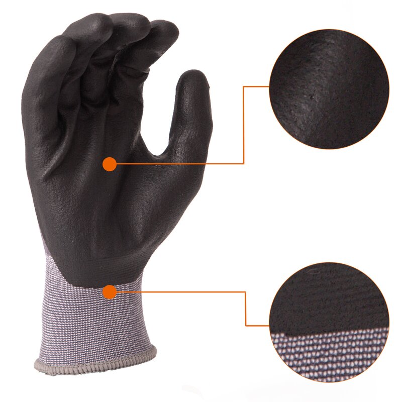 Nitrile Foam Gloves Manufacturer - SNELL OEM Logo Palm Dipped