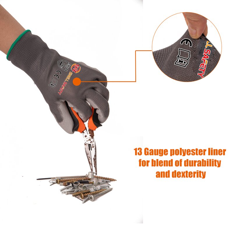 Custom Gloves Manufacturer - Colorful 13 Gauge Nylon General